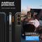 Spigen Rugged Armor - TPU Back Cover - Militaire standaard en Air Cushion technologie - Zwart