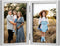 Dubbel Houten Fotolijst 10x15 cm met Glas - Houtnerf