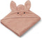 Liewood Augusta Junior Konijn Handdoek met capuchon - Roze