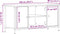 vidaXL - TV-kast - Artisan - Eiken - 100x40x50 - cm - Bewerkt - Hout - en - Staal