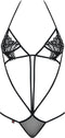 Obsessive Luiza - Erotische Body - Maat S/M - Zwart