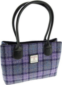 Schoudertas Cassley Paars - Klassiek - Harris Tweed - Glen Appin of Scotland
