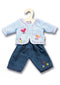 Heless Jeans Met Vestje 28-35 Cm