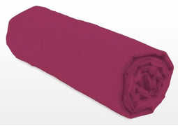 Hoeslaken - LOVELY HOME - LH71614 - 180 x 200 + 25 cm - Fuchsia