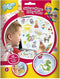 Totum - Sprookjes raamstickers - 55 verplaatsbare stickers inclusief speelachtergrond - multicolor (55 stuks)
