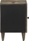 vidaXL - Nachtkastjes - 2 - st - 40x33x46 - cm - massief - mangohout - lichtgrijs