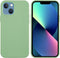 Lunso - Softcase Backcover hoes - Geschikt voor iPhone 13 Mini - Groen