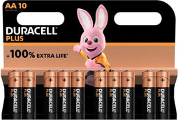 Duracell Plus AA - Alkaline batterijen - 1,5V - 10 stuks