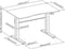 Bureau zit sta - laptop computertafel - in hoogte verstelbaar - 120 x 67.5 cm