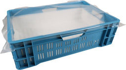 Vel - dekvel - lDPE - 68x46cm - ongeperforeerd - 50my - transparant - 1000 stuks