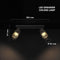 V-TAC VT-89012 - LED Lamp - 12W - Warm Wit