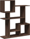 vidaXL - Kamerscherm - / - boekenkast - 92x29x112 - cm - hout - bruin - eikenkleur