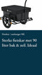 Fietskar - Bagagefietskar - 90 Liter - Zwart