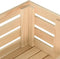 vidaXL - Groentetrolley - 77x30x80 - cm - massief - grenenhout