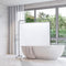 Angel Living Kamerscherm - 1 Paneel - 162 x 174 cm - Staal en Polyester - Wit