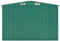 vidaXL - Tuinschuur - 257x779x181 - cm - gegalvaniseerd - staal - groen