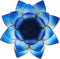 Lotus sfeerlicht blauw 2-kleurig - 13.5 cm - S