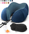 Skycases Travel Essentials - Nekkussen Set 3-delig - Ergonomisch Memory Foam met Oogmasker en Oordoppen (3-delig)
