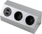 Heitronic 500070 Stekkerdoos Wit, Zilver 1 stuk(s)
