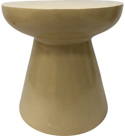 Lesliliving Vei Mgo - Bijzettafel - Rond - Ø 40 cm - Bruin