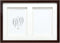 Deknudt Frames multifotolijst - bruin - passe-partout - 2 foto's 15x20