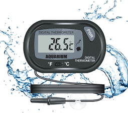 Tool Meister AQM1 - Aquarium Thermometer met Sonde - Spatwaterdicht - Zwart