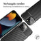 iMoshion Hoesje Geschikt voor iPhone 14 Pro Hoesje Siliconen - iMoshion Carbon Softcase Backcover - Zwart