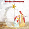 Coast Verlichte Kerststal Heilige Familie - 140 LED - 145 x 151 cm - Zilver