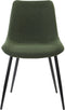 Light & Living - Eetkamerstoel KATE - 58.5x47.5x82.5cm - Groen - Set van 2