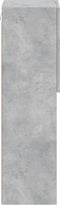vidaXL - Tv-meubel - met - LED-verlichting - 30,5x30x102 - cm - betongrijs