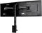 Iiyama DS1002C-B1 - Bureausteun voor 2 monitoren tot 30 inch - Verstelbare hoogte en kantelbaar (2 stuks)