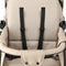 Deryan Elena - Luxe dubbele buggy - Compact en lichtgewicht - Nougat