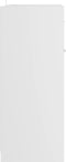 vidaXL - Badkamerkast - 60x33x80 - cm - bewerkt - hout - wit