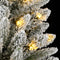 vidaXL - Kunstkerstboom - met - 150 - LED's - en - sneeuw - 120 - cm