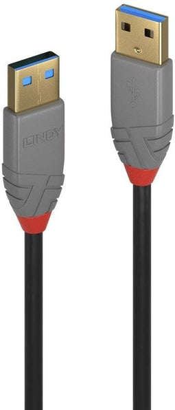 Lindy 36752 - USB-kabel USB 3.2 Gen1 - 2.00 m - Zwart
