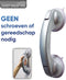 Starlyf Handy Grasp Pro - Douche Wandbeugel - 30,5 cm - Geen boorgaten - Zilver