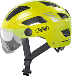 ABUS Hyban 2.0 ACE - Fietshelm met vizier - Maat M (52-58 cm) - signal yellow