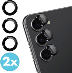imoshion 2 Pack Camera lens protector| - Screenprotector Geschikt voor - |Samsung Galaxy S23 FE| - |Zwart|