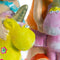 Decoratieve figuren DKD Home Decor Glasvezel Blauw Roze Eenhoorn Kinderen 23 x 19 x 40 cm Mediter...