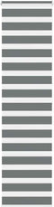 vidaXL - Zebra - rolgordijn - 55x200 - cm - stofbreedte - 50,9 - cm - donkergrijs