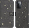 iMoshion Hoesje Geschikt voor Samsung Galaxy A72 Hoesje Met Pasjeshouder - iMoshion Design Softcase Bookcase - Meerkleurig / Stars Gold