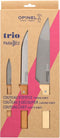 Opinel - Messenset 3delig, Opinel Parallèle, rvs/hout