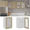 vidaXL - Hangkast - Lyon - 40x31x60 - cm - bewerkt - hout - sonoma - eikenkleurig