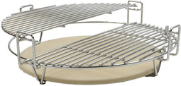 Patton Multi Level Cooking System - Uitbreidingsset Kamado 20" - RVS halve roosters en plate setters