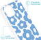 iMoshion Hoesje Geschikt voor iPhone 13 Hoesje Siliconen - iMoshion Design hoesje - Blauw / Retro Blue Flowers