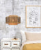 GOOD&MOJO Hanglamp Bhutan - Bamboe/Zwart - Ø40cm - Scandinavisch,Bohemian - Hanglampen Eetkamer, Slaapkamer, Woonkamer