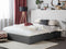 DINAN - Tweepersoonsbed - Donkergrijs - 180 x 200 cm - Polyester