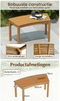 Coast Set van 2 Houten Tuinbanken - Acaciahout - Weerbestendig - 180 kg draagvermogen - Naturel (2 stuks)