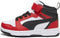 PUMA Rebound V6 Mid AC+ PS - Hoge sneakers - SoftFOAM+ demping - PUMA White-PUMA Black-For All Time Red