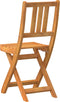 vidaXL - Vouwbare - Tuinstoelen - 2 - stuks - 36x46x85 - cm - Massief - Acaciahout